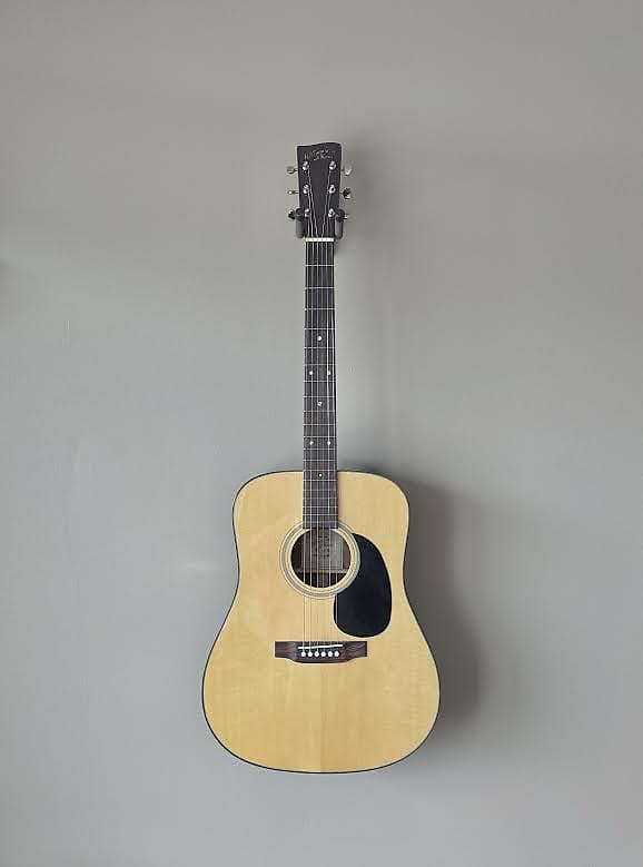 Recording King RD-318 Deluxe Dreadnought Natural | Reverb