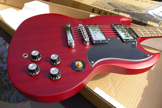 Epiphone SG G-400 2008 Worn Cherry | Reverb