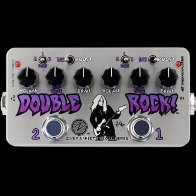 ZVEX Double Rock Vexter Series Distortion Boost Effects Pedal image 1