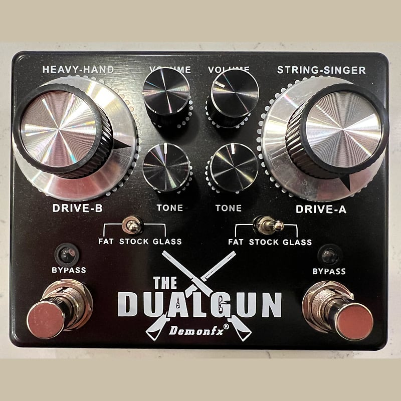 DemonFX Dual Gun 2-Channel Overdrive (King Tone Duellist