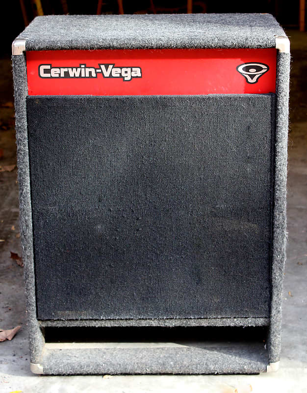 Bass Cabinet Cerwin Vega Cabinet Speakers Vintage Cerwin-Vega