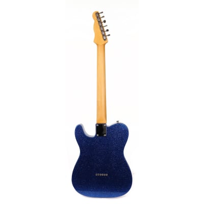 Crook T-Style Guitar Blue Sparkle Used image 3