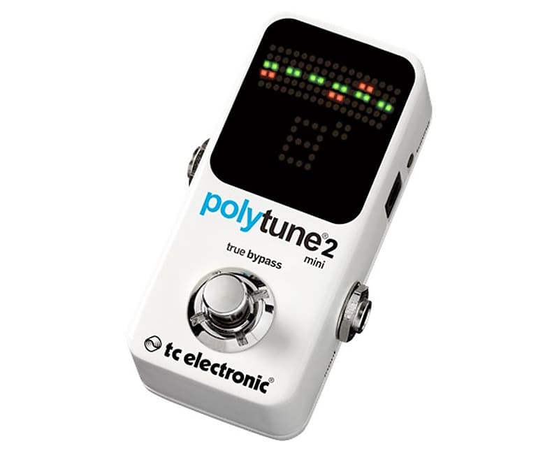TC Electronic Polytune 2 Mini Poly-Chromatic Tuner Pedal
