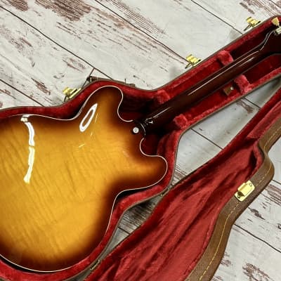 Gibson ES-335 Figured 2023 Iced Tea New Unplayed Auth Dlr 8lb 8oz #075 image 12