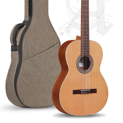 Alhambra 1 OP Solid Cedar Top Classical Guitar with Gigbag image 5