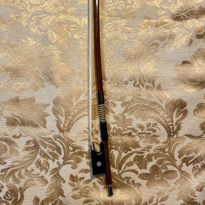 German Unstamped 1/16 Brazilwood Violin Bow c-1970's image 5