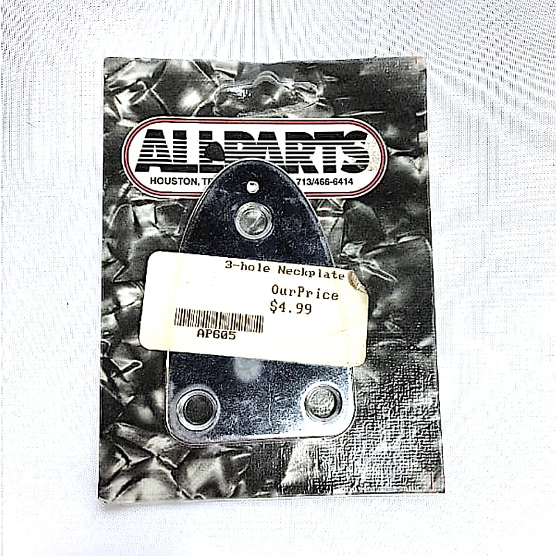 All Parts AP605 3-Hole Neckplate for Guitar image 1