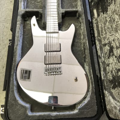 Electrical Guitar Company Series One all aluminum 7 string 26.5 2019 Polished image 4