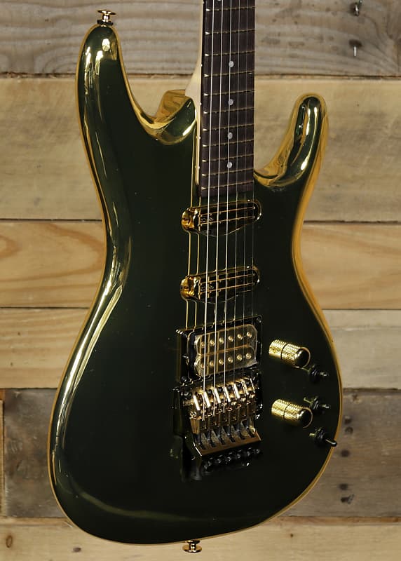 Ibanez Joe Satriani JS2GD Electric Guitar Gold w/ Case image 1