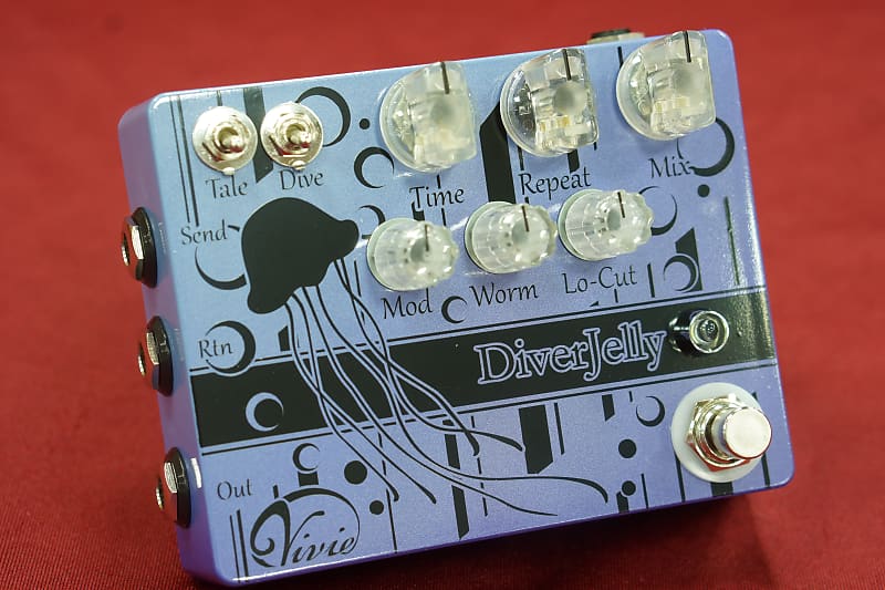 Vivie DiverJelly MIJ Delay pedal is equipped send-return loop w/ free  shipping! **