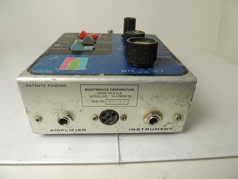 Vintage Mu-Tron III Envelope Filter Auto Wah Effects Pedal