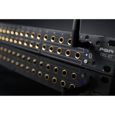 Black Lion Audio PBR TRS-BT 46-Point Gold-Plated TRS Patchbay with Bluetooth (1 RU) image 5