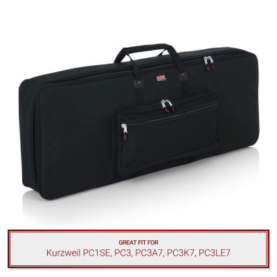 Gator Cases Keyboard Gig Bag fits Kurzweil PC1SE, PC3, PC3A7, PC3K7, PC3LE7 image 1