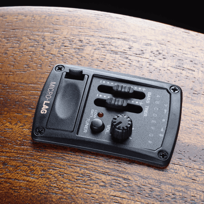 Lag Travel-KAE | All Khaya Wood Acoustic / Electric Travel Guitar with Gig Bag. New with Full Warranty! image 9