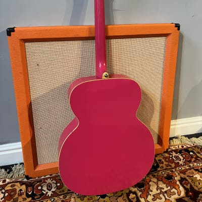 Vintage 1950s Kay K22 Jumbo Flat Pink Acoustic Guitar *Ex. Ronnie Lane Studios* image 14