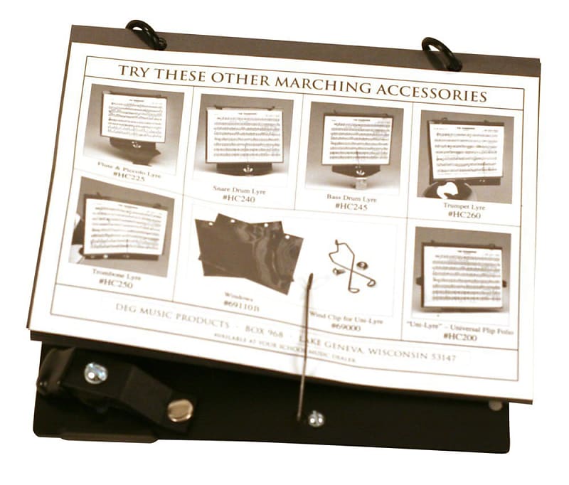 DEG A16HC250 Trombone Marching Lyre Reverb