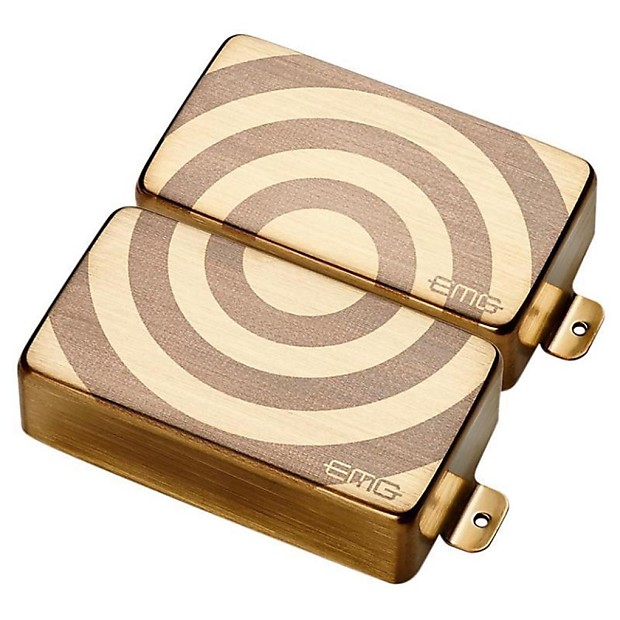 EMG Zakk Wylde Limited Pickup Set 81/85 Brushed Gold Bullseye