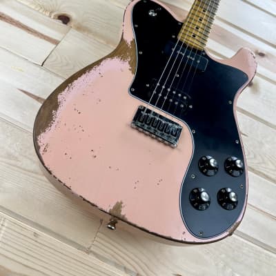 Friedman Vintage T Shell Pink P90 and Hum Heavy Age NEW #2458 image 1