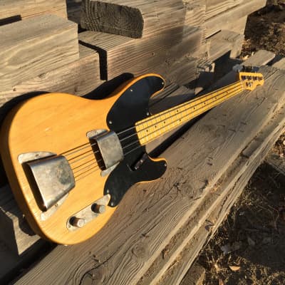 T & T Customs '51 Inspired Precision Bass 2018 Vintage Amber Satin "Alley Cat" image 7
