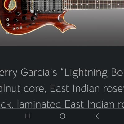 JERRY GARCIA Resurrection guitars Tiger 2022 - Natural image 16