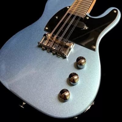 MANDOCASTER-BRAND NEW PELHAM BLUE 8 STRING SOLID ELECTRIC MANDOLIN image 3