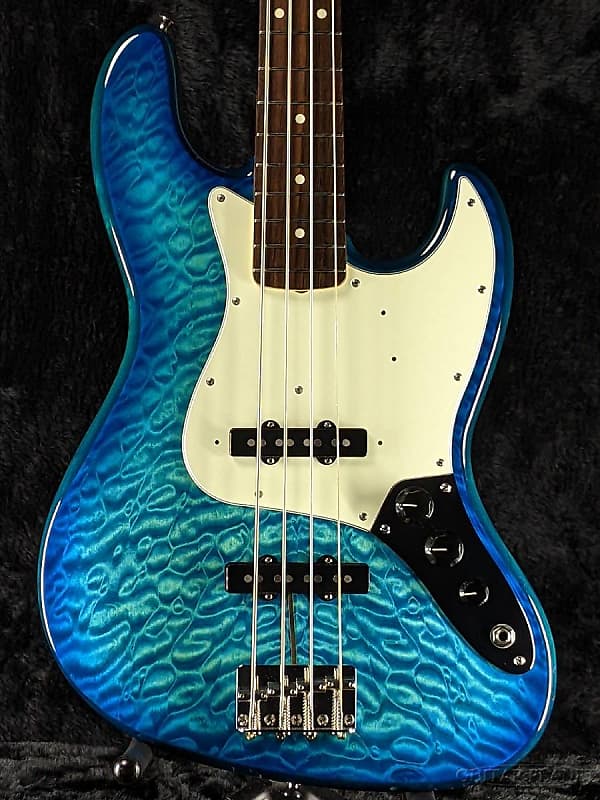 Fender FSR Made in Japan Hybrid 60s Jazz Bass Quilt Top -Transparent  Blue-【2018/USED】【MIJ】