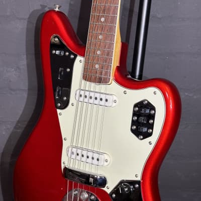 + Video Fender 1965 Candy Apple Red Matching Headstock With Neck Binding Guitarsmith Custom Guitar image 7