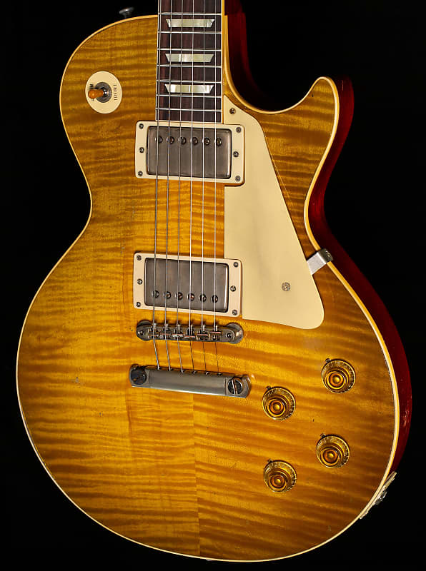 Gibson Custom Shop 1959 Les Paul Standard Green Lemon Fade Reverb