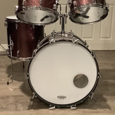 WFL 4 Piece Drum Set .. 26-13-16 w/Matching Ray McKinley 6.5x14