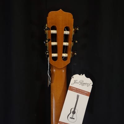 Jose Ramirez Spruce Guitarra del Tiempo Studio Classical Nylon String Guitar w/ Logo'd Hard Case image 5