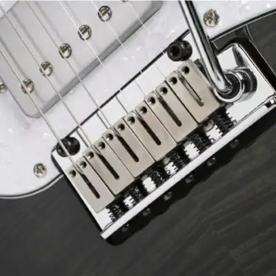 Cort G280SELECTTBK G Series Double Cutaway Electric Guitar. See Through Black image 3