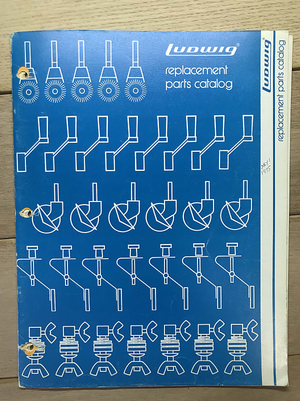 Ludwig Replacement Parts Catalog Reverb