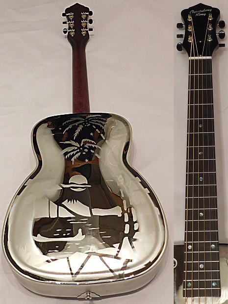 Recording King SO-998-SB Sand Blasted Metal Body Resonator