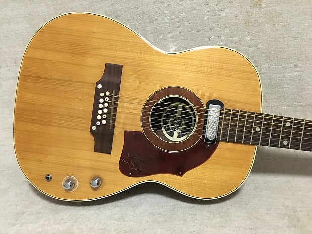 Hoyer 12 String Elvis Spinout Model 1960 s Natural