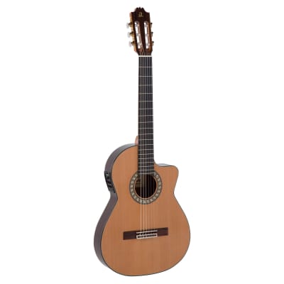 Guitare Classique Electro ADMIRA VIRTUOSO ECTF Thin Body Naturel Brillant