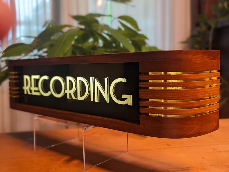 18" Studio Warning Sign - "Recording" image 1