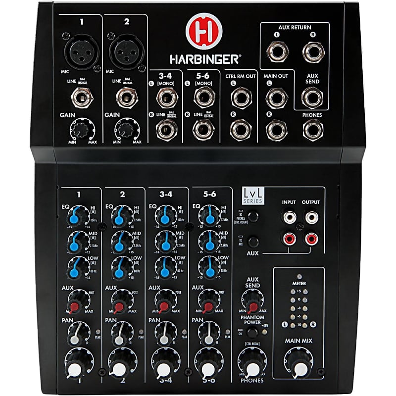 Harbinger LV14 14-Channel Mixer 2010s - Present - Black