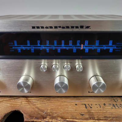 1969 Marantz 2215 Stereophonic Receiver Engraved, Champagne Face image 8