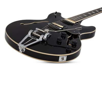Schecter Corsair with Bigsby 2007 - 2019 - Black image 2