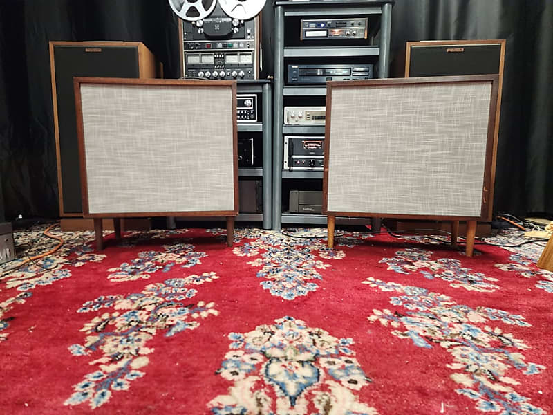 Vintage 1957 KLH Model Two Speakers Janszen Electrostatic Pro Reverb