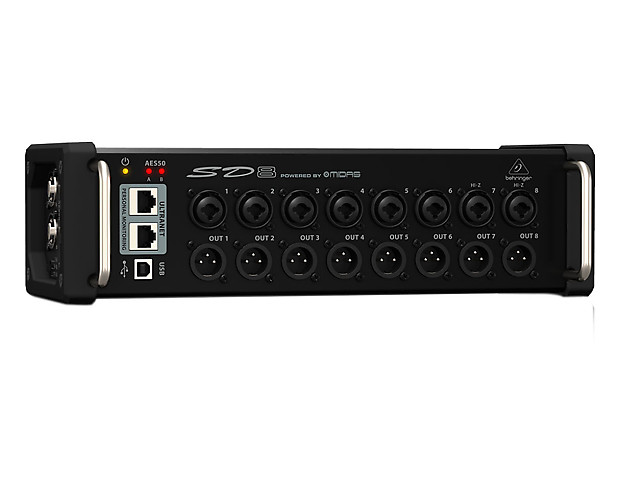 Behringer SD8 I O Box 8-Preamps 8-Outputs image 1
