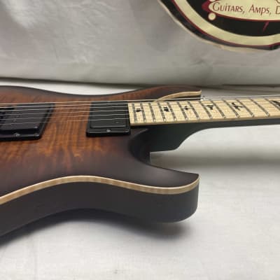 PRS Paul Reed Smith Dustie Waring Signature CE24 CE-24 Floyd Guitar with Gig Bag 2020 - Burnt Amber Smokeburst image 8