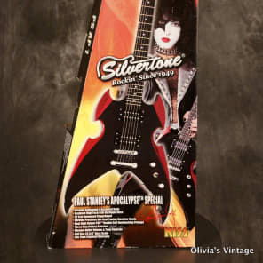 Silvertone PAUL STANLEY PS AP 1 Apocalypse Special KISS guitar w