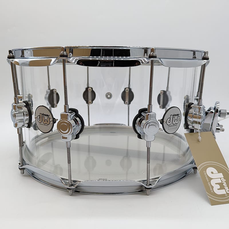 Dw acrylic deals snare 8x14