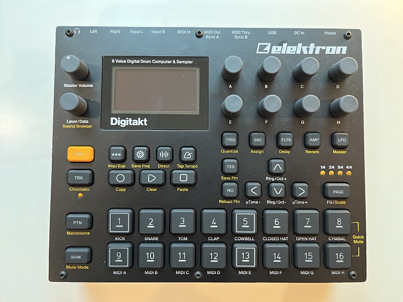 極美品 elektron Digitakt ドラムマシン&サンプラー - 楽器/器材