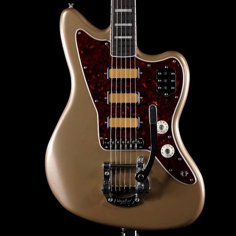 Fender Gold Foil Jazzmaster Electric Guitar - Shoreline Gold