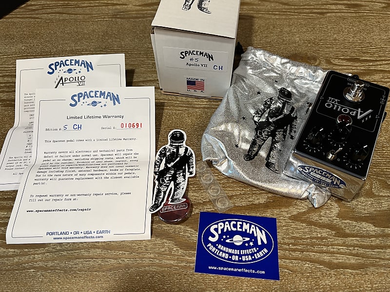 Spaceman  Apollo VII Limited Edition Chrome  #5 of 10 with Box and everything image 1