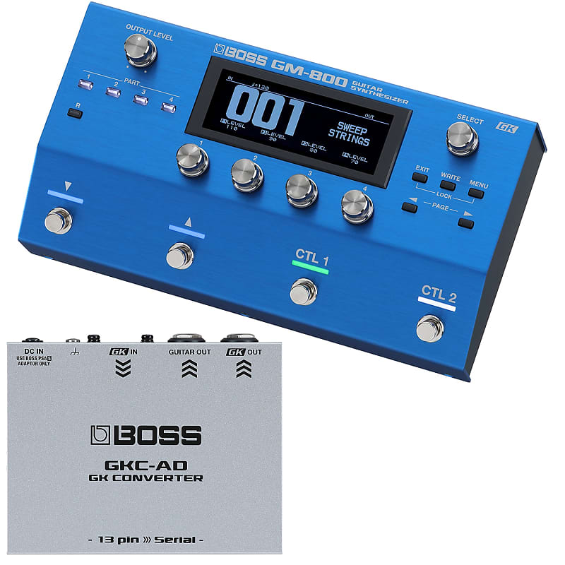 BOSS GM-800 Guitar Synthesizer Effects Pedal w/ GKC-AD 13-Pin | Reverb