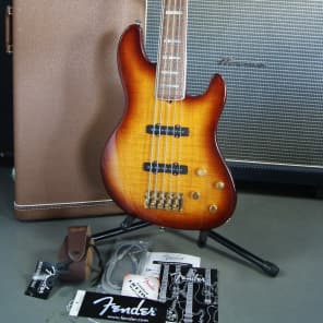 FENDER American Deluxe Jazz Bass V FMT/QMT (U.S. Mfg., No