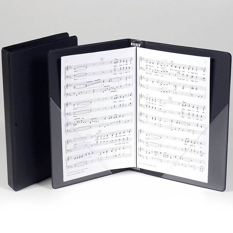 Marlo Octavo Choral Folder with Flat Pockets & Strings image 1